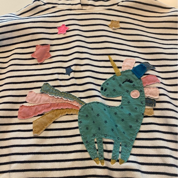 Girls NEXT Unicorn sweatshirt EUC in Size 6/7 - Picture 2 of 4